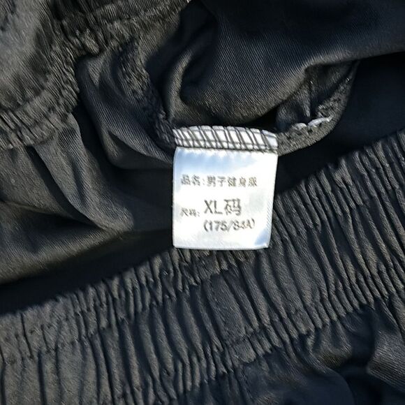 Men's Black & Blue Basketball Shorts XL Unbranded Drawstring Waist Athletic - Picture 3 of 3